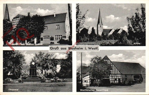 Ansichtskarte blasheim in - ansichtskarte:,