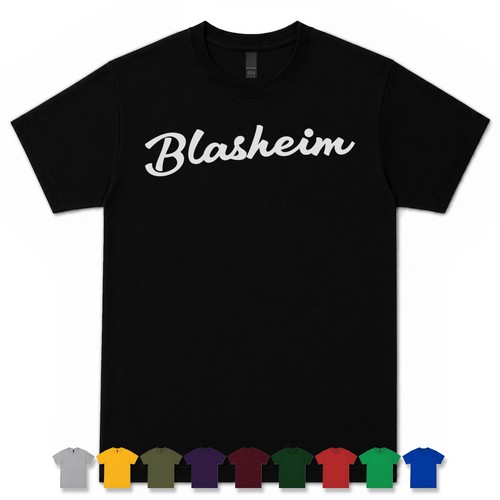 Blasheim retro script shirt - blasheim,